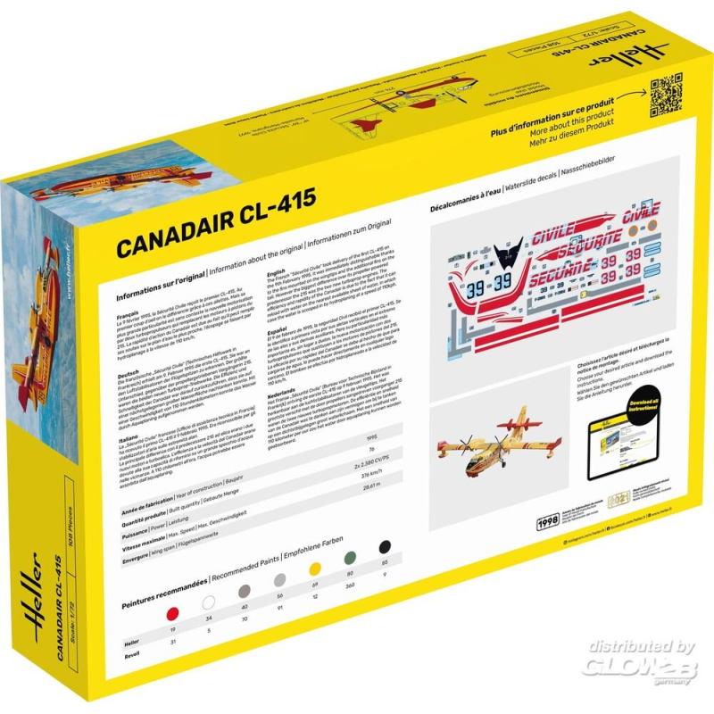 STARTER KIT (Kit de démarrage) Canadair CL-415