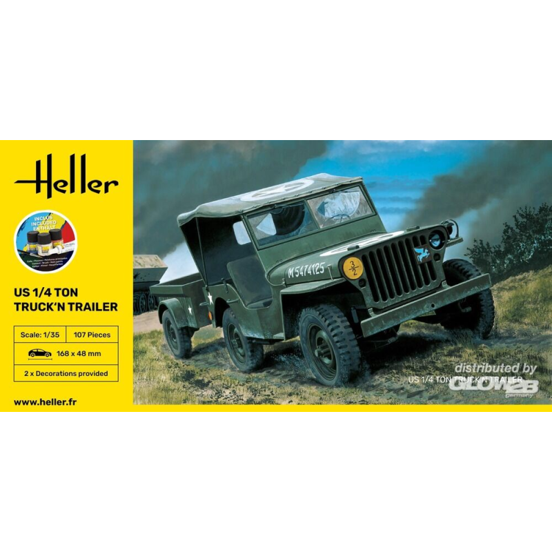 STARTER KIT (Kit de démarrage) US 1/4 Ton Truck 'n Trailer