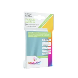 Gamegenic : Sachet de 50 sleeves Prime Standard American Green (59 x 91 mm)