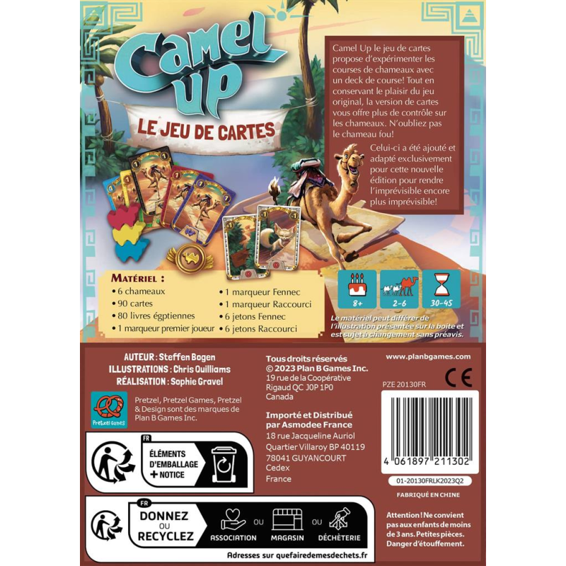 Camel Up : Le jeu de cartes