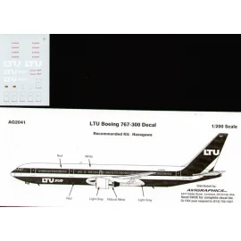 Décal Boeing 767-300 LTU SUD D-AMUN etc