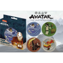 Avatar The Last Airbender - Set Of 4 Embossed Metal Coasters