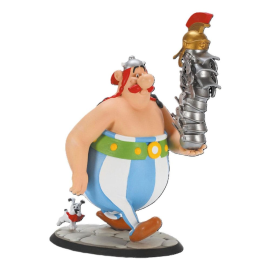 Asterix statuette Obelix Stack of Helmets and Idéfix 21 cm