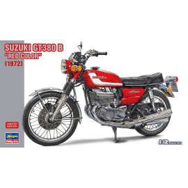 Maquette de moto en plastique Suzuki GT380 B « rouge » 1:12