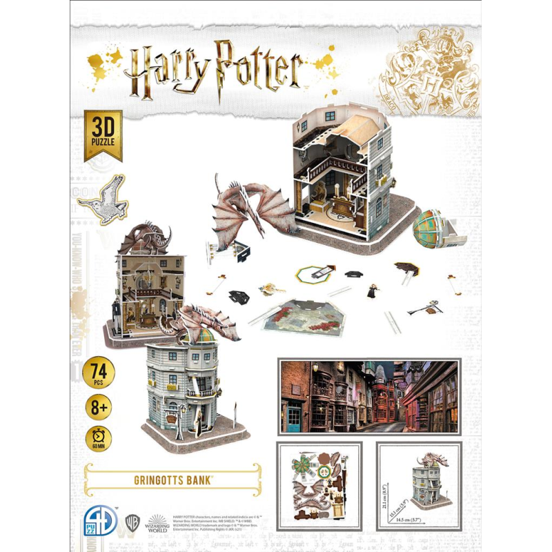 3D Model Kit H. Potter : La banque de Gringotts™