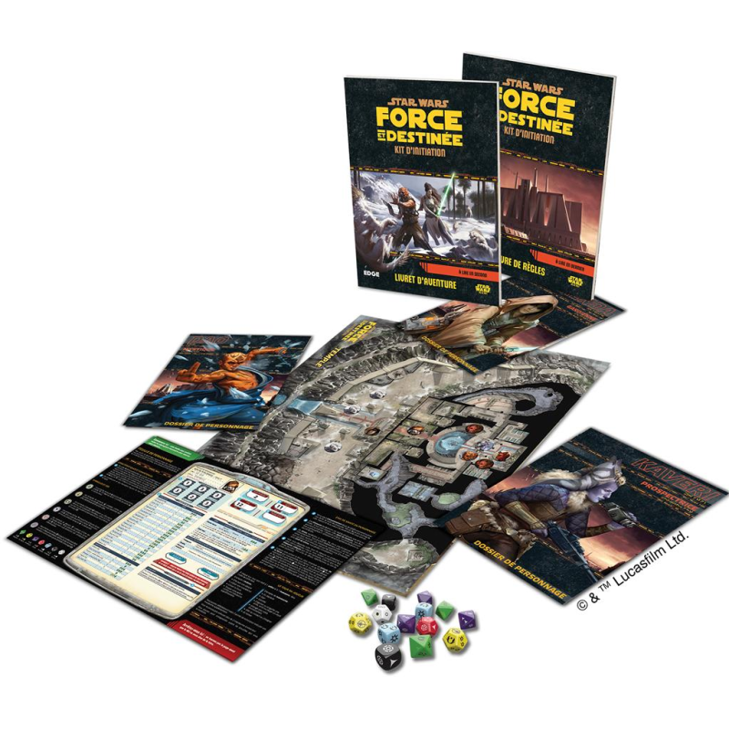 Jeu de rôle Star Wars : Force et Destinée Kit d’Initiation