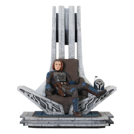  Star Wars: The Mandalorian statuette Premier Collection 1/7 Bo-Katan Kryze on Throne 35 cm