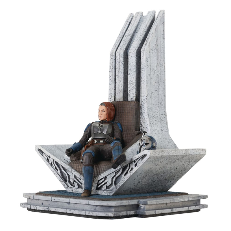 Gentle Giant Star Wars: The Mandalorian statuette Premier Collection 1/7 Bo-Katan Kryze on Throne 35 cm