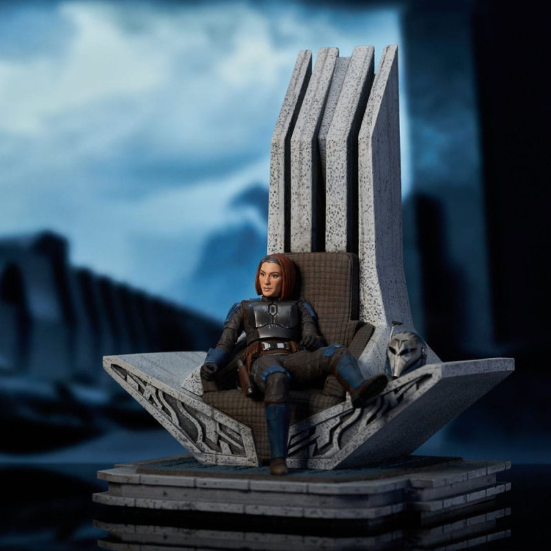 Star Wars: The Mandalorian statuette Premier Collection 1/7 Bo-Katan Kryze on Throne 35 cm