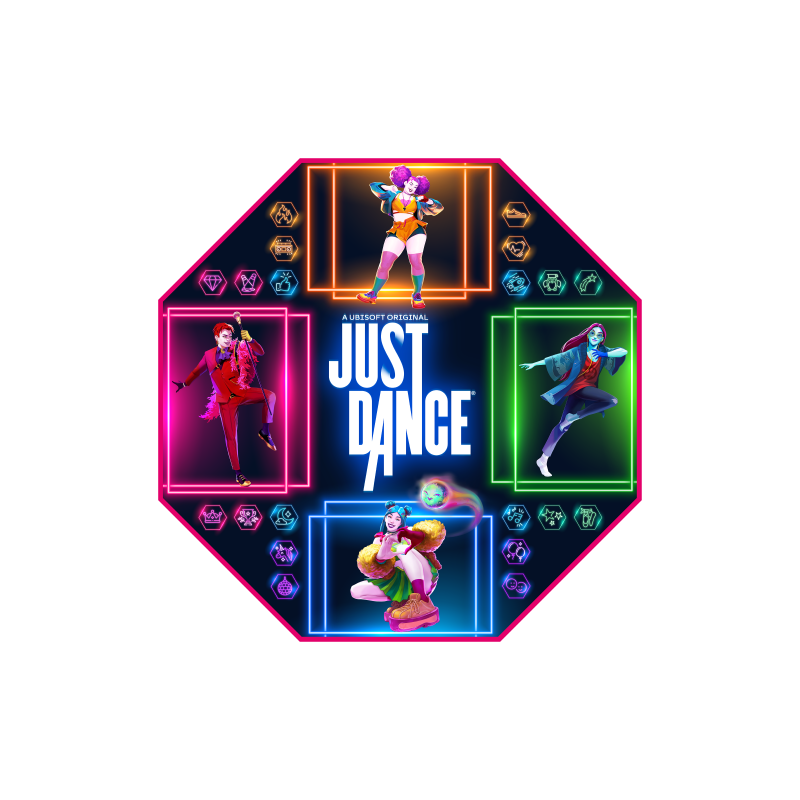  Just Dance - Tapis de Dance gamer antidérapant - Logo