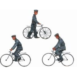 Figurine Garde avec bicyclettes 