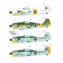 Décal Focke Wulf Fw 190A (4) Focke Wulf Fw 190A-2 Black Chevron III/JG 26 Hptm Pips Priller Focke Wulf Fw 190A-3 Black Chevron I