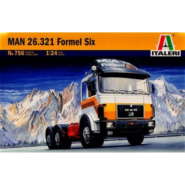 Maquette camion Italeri 1/24 756 Man Formel Six 26-321