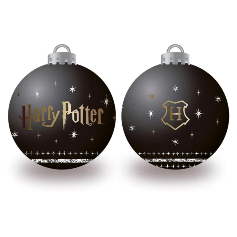 HARRY POTTER - Noir - Pack 6 Boules de Noël - 8 cm