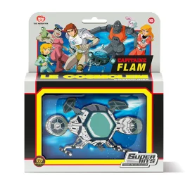 Capitaine Flam Pin's Geant Boite Cosmolem 12cm