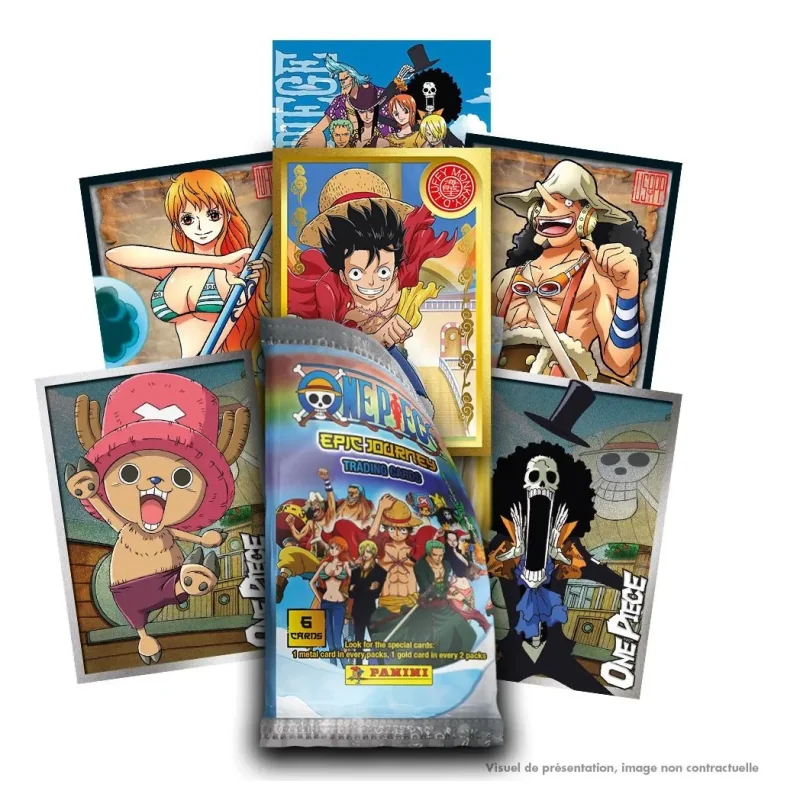 Panini One Piece Trading Cards 18 Pochettes 144 Cartes