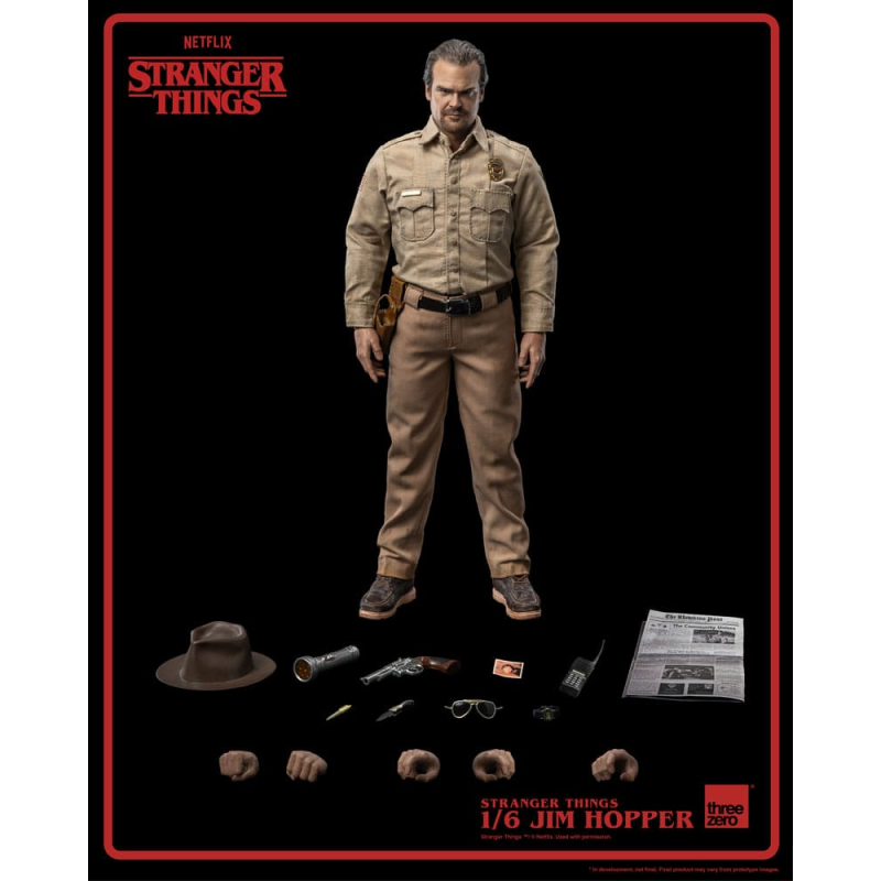 Action figure Stranger Things figurine 1/6 Jim Hopper (Season 1) 32 cm