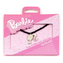 CRT-BMSN0026 Barbie pendentif et collier argent Silhouette on Black Onyx Bead (argent sterling)