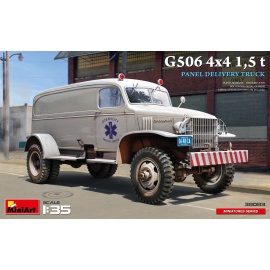  G506 4х4 1,5 t PANEL DELIVERY TRUCKHIGHLY DETAILED PLASTIC MODEL KITPHOTO-ETCHED PARTS