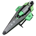 Bateau électrique radiocommandé E1 RaceBird RC Hydrofoil Boat RTR Vert