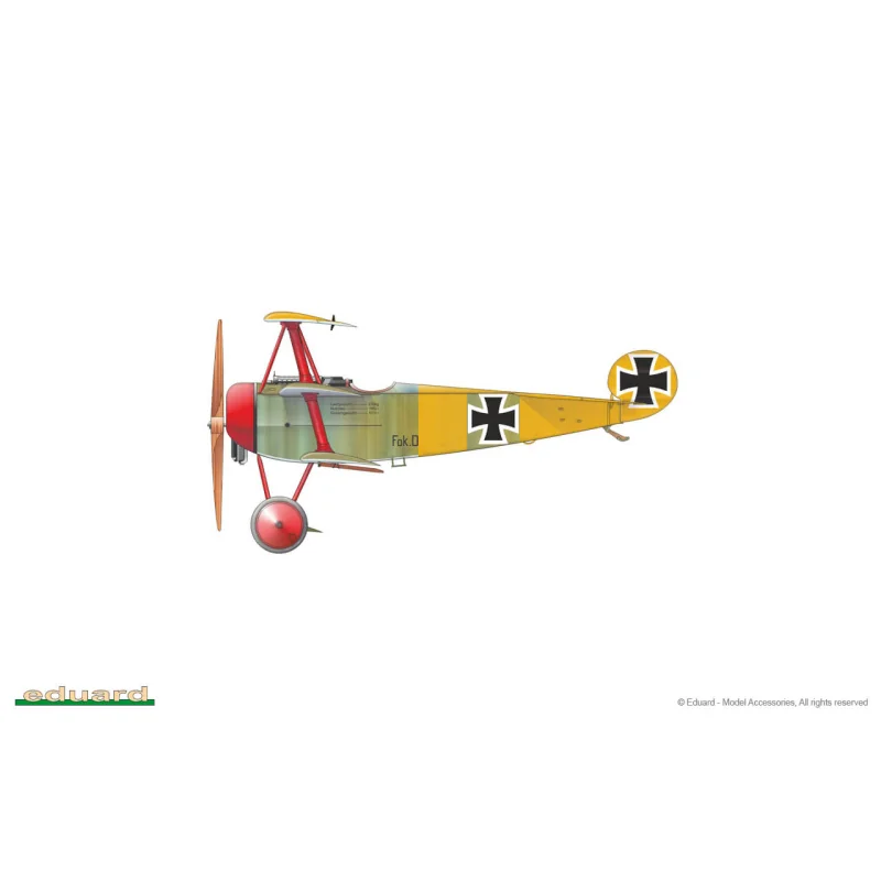 German WWI triplane fighter aircraft Fokker Dr.I ProfiPACK 1/72