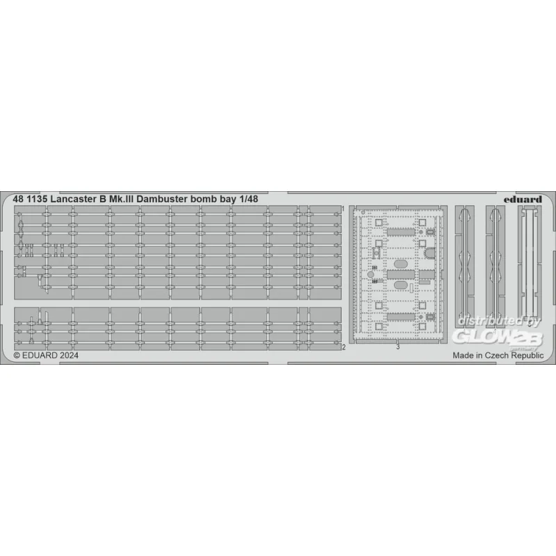 Lancaster B Mk.III Dambuster bomb bay 1/48 HKM