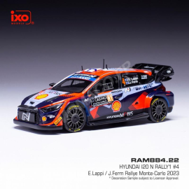 Miniature HYUNDAI I20 N 4 LAPPI/FERM RALLYE WRC1 MONTE CARLO 2023