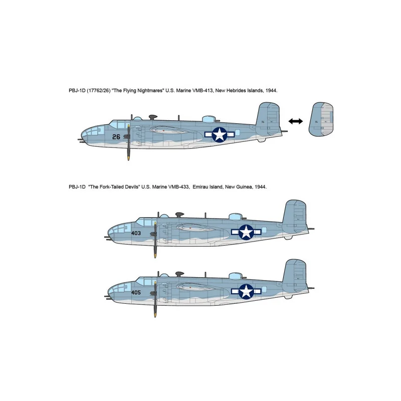 Maquette plastique d’avion B-25 Mitchell 1:48