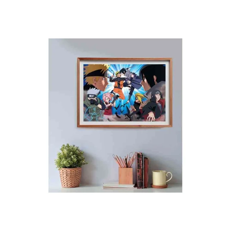 Puzzle 500 Cubes Anime Naruto Shippuden Clementoni