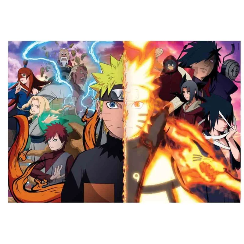 Puzzle 500 Cubes Anime Naruto Shippuden 1 Clementoni 