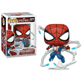 Figurine Pop SPIDER-MAN 2 - POP Games N° 971 - Peter Parker (Advanced Suit 2.0)