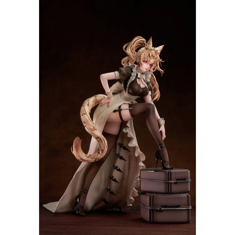 Original Character statuette PVC 1/7 Battle Maid Different Species Leopard Cat Maria 24 cm