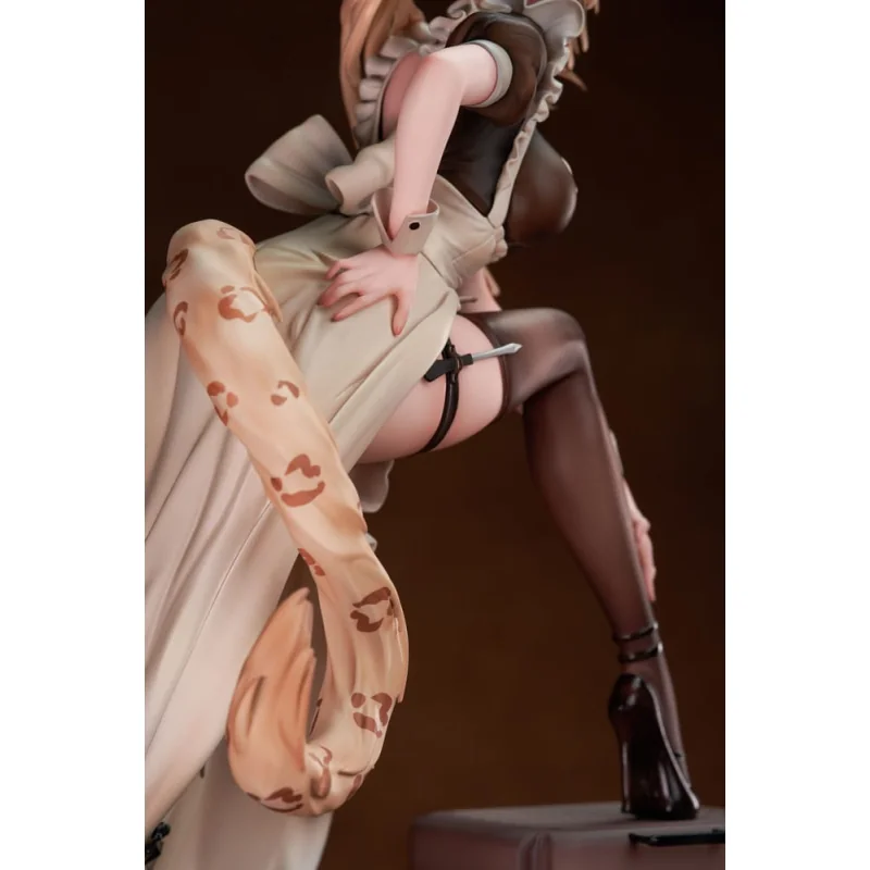 Original Character statuette PVC 1/7 Battle Maid Different Species Leopard Cat Maria 24 cm