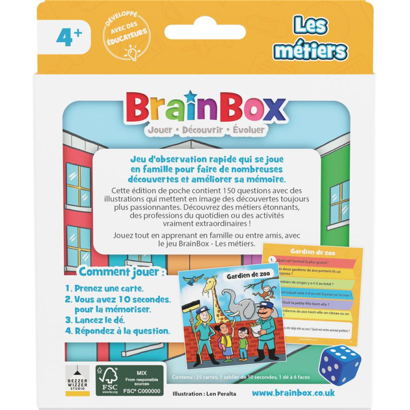 Bezzerwizzer Studio BrainBox Pocket : Métiers