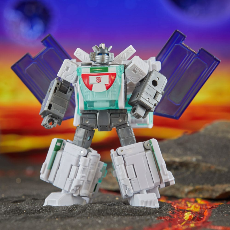 Hasbro Transformers Generations Legacy United Voyager Class figurine Origin Wheeljack 18 cm