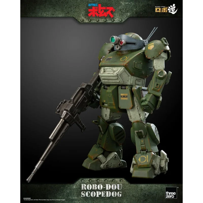 Armored Trooper Votoms figurine Robo-Dou Scopedog 15 cm