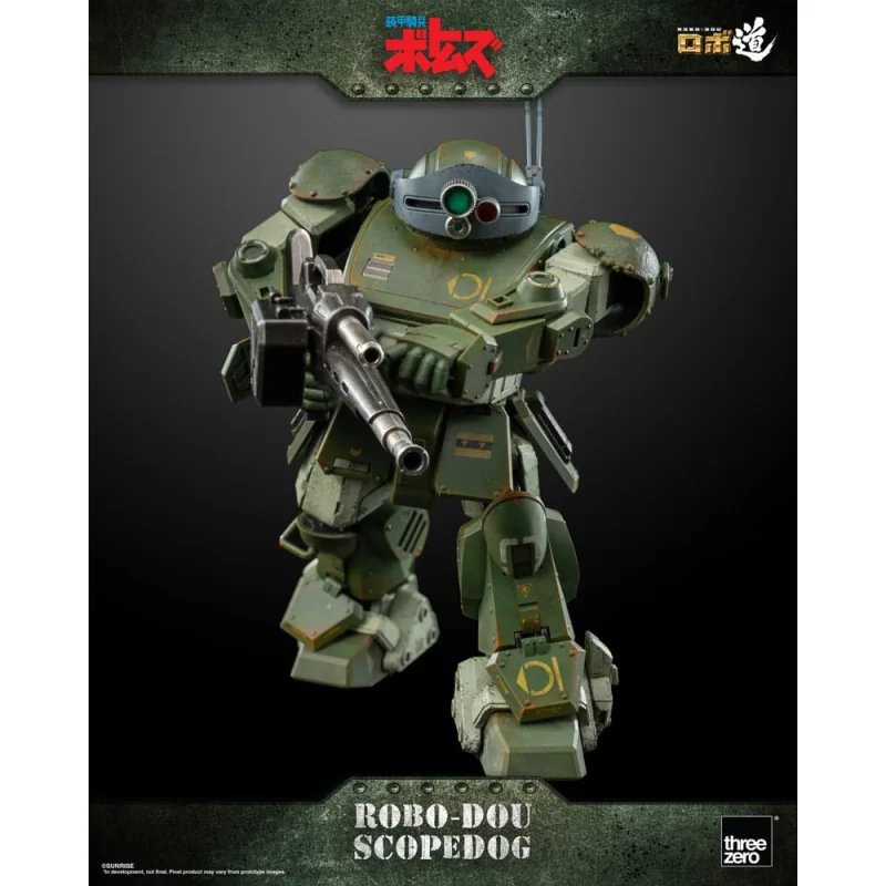 Armored Trooper Votoms figurine Robo-Dou Scopedog 15 cm