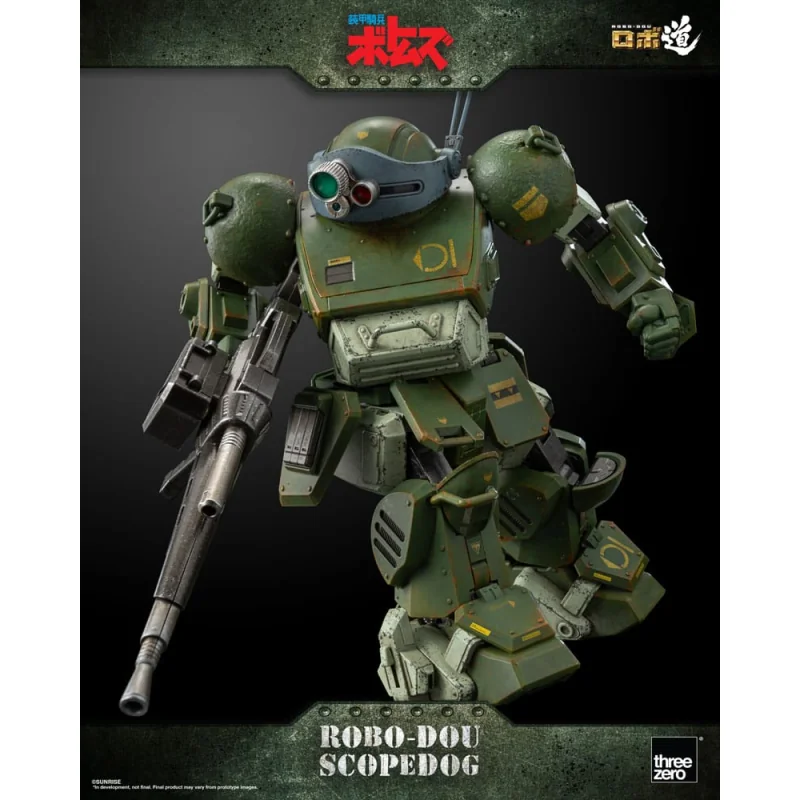 Armored Trooper Votoms figurine Robo-Dou Scopedog 15 cm