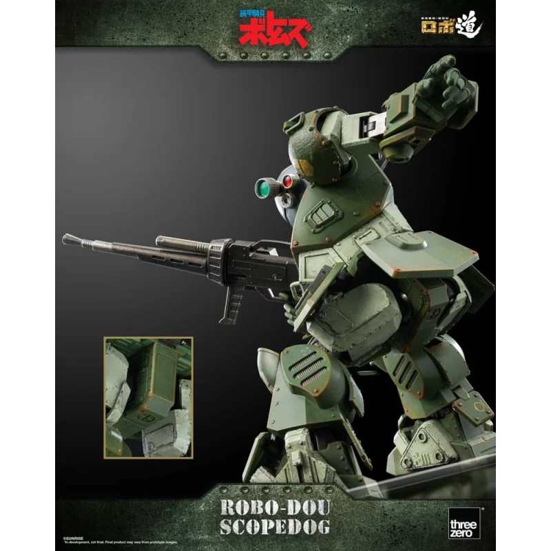 Armored Trooper Votoms figurine Robo-Dou Scopedog 15 cm