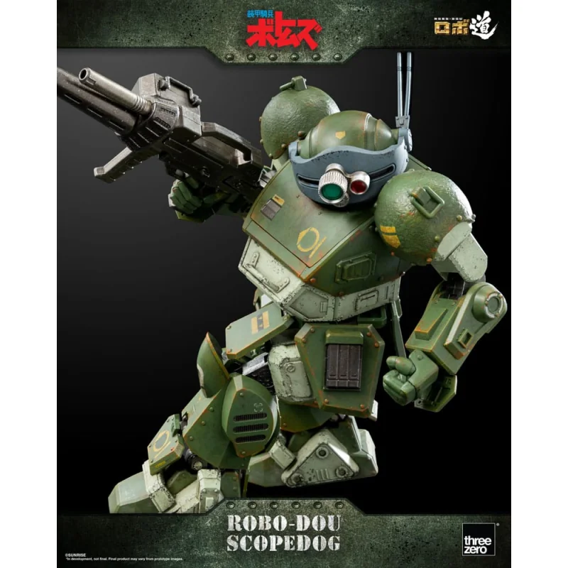 Armored Trooper Votoms figurine Robo-Dou Scopedog 15 cm