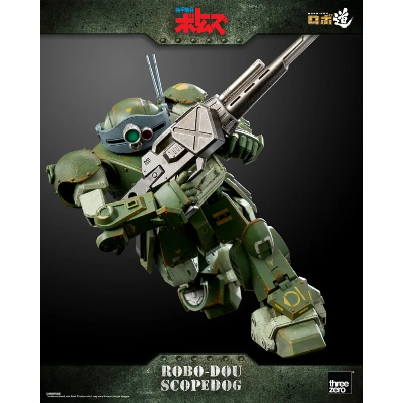 Armored Trooper Votoms figurine Robo-Dou Scopedog 15 cm