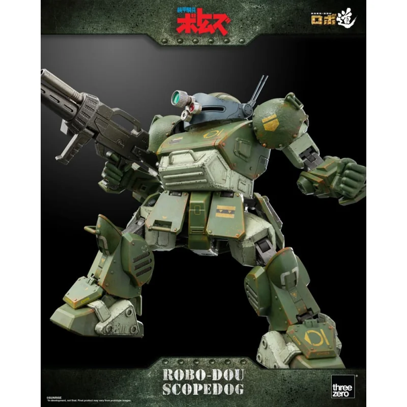 Armored Trooper Votoms figurine Robo-Dou Scopedog 15 cm