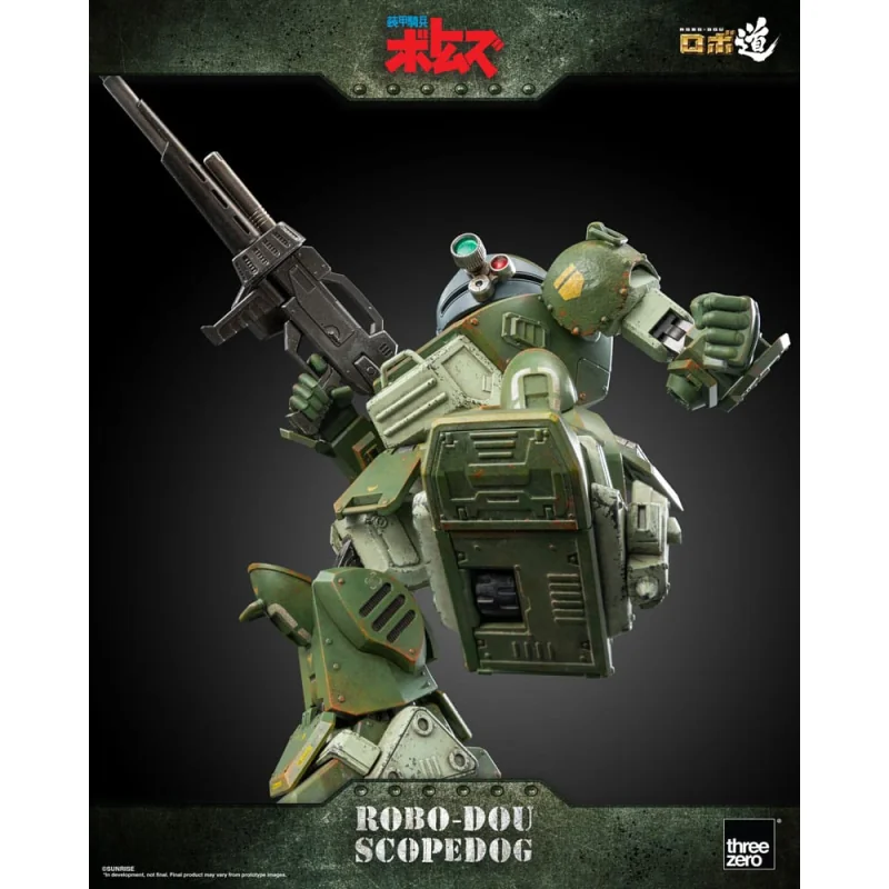 Armored Trooper Votoms figurine Robo-Dou Scopedog 15 cm