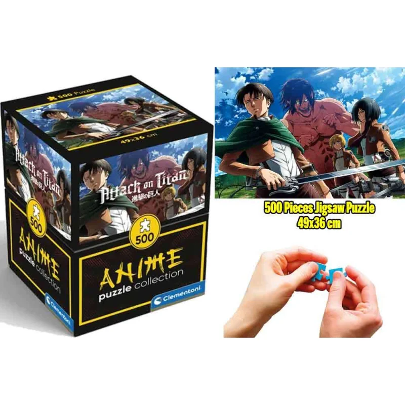 Anime Puzzle Collection - Cube500 Attack On Titans: Group - Jigsaw Puzzle 500 Pcs