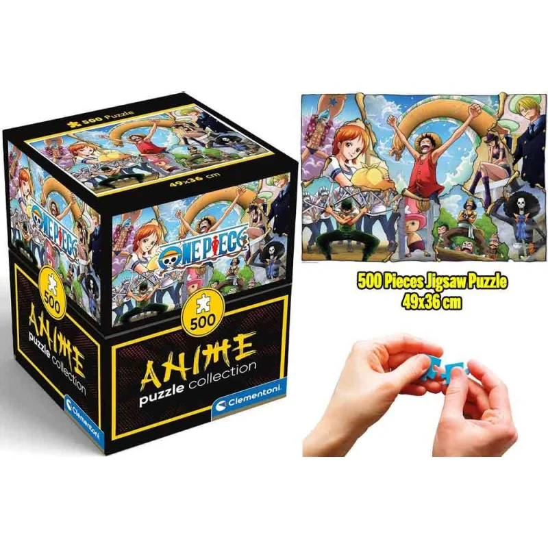 Anime Puzzle Collection - Cube500 One Piece: The Crew - Jigsaw Puzzle 500 Pcs