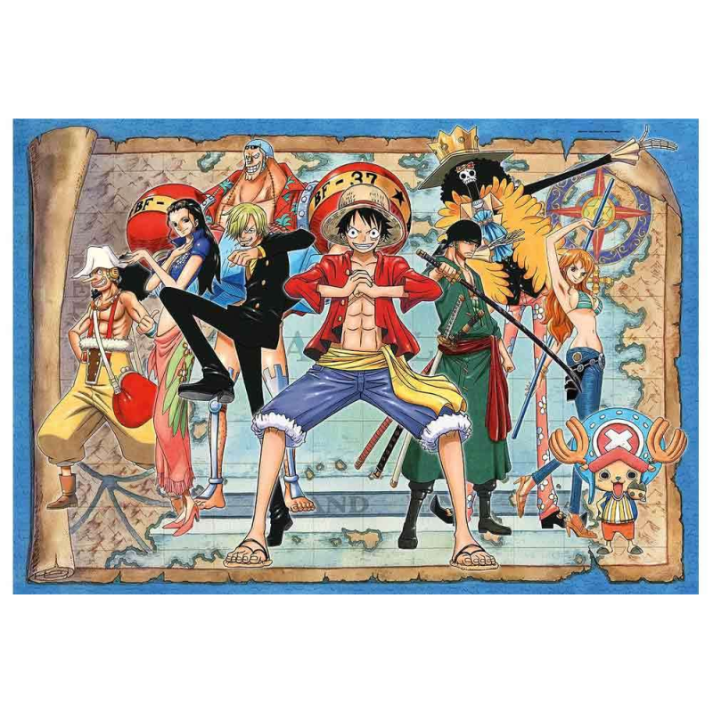 Anime Puzzle Collection - Cube500 One Piece: Map - Jigsaw Puzzle 500 Pcs