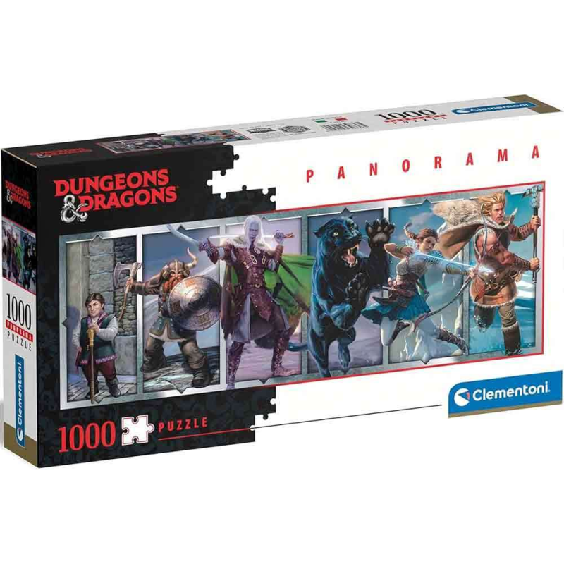Puzzle Dungeons & Dragons Puzzle Collection - Companions Of The Hall - Panorama Jigsaw Puzzle 1000 Pcs