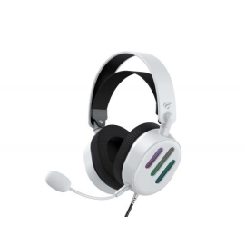  HAVIT - Casque Gaming RGB- Filaire avec Micro - Blanc - compatible PC,PS4,PS5, Switch, Series X/S...