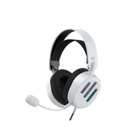 HAVIT - Casque Gaming RGB- Filaire avec Micro - Blanc - compatible PC,PS4,PS5, Switch, Series X/S...