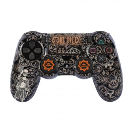  One Piece- Coque + Grips pour manette PS4 - Luffy
